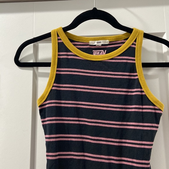 Vans Lizzie Armanto Size Small striped bodysuit EUC - Picture 10 of 10